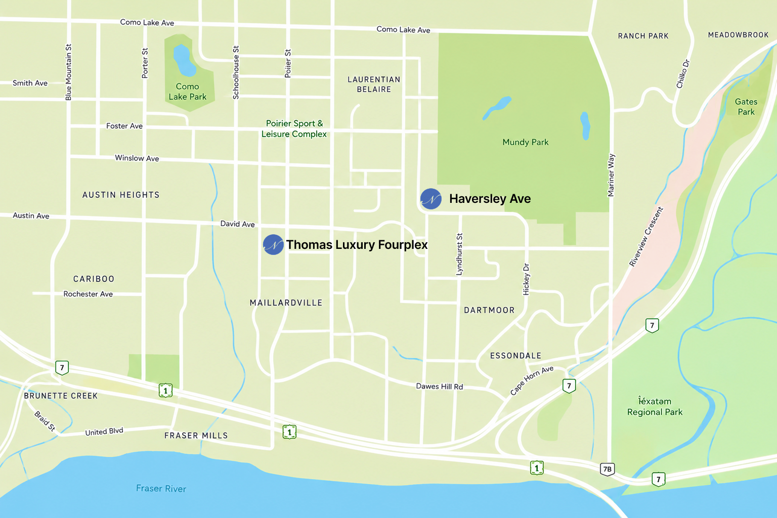 Exploring Coquitlam — click to view on Google Maps