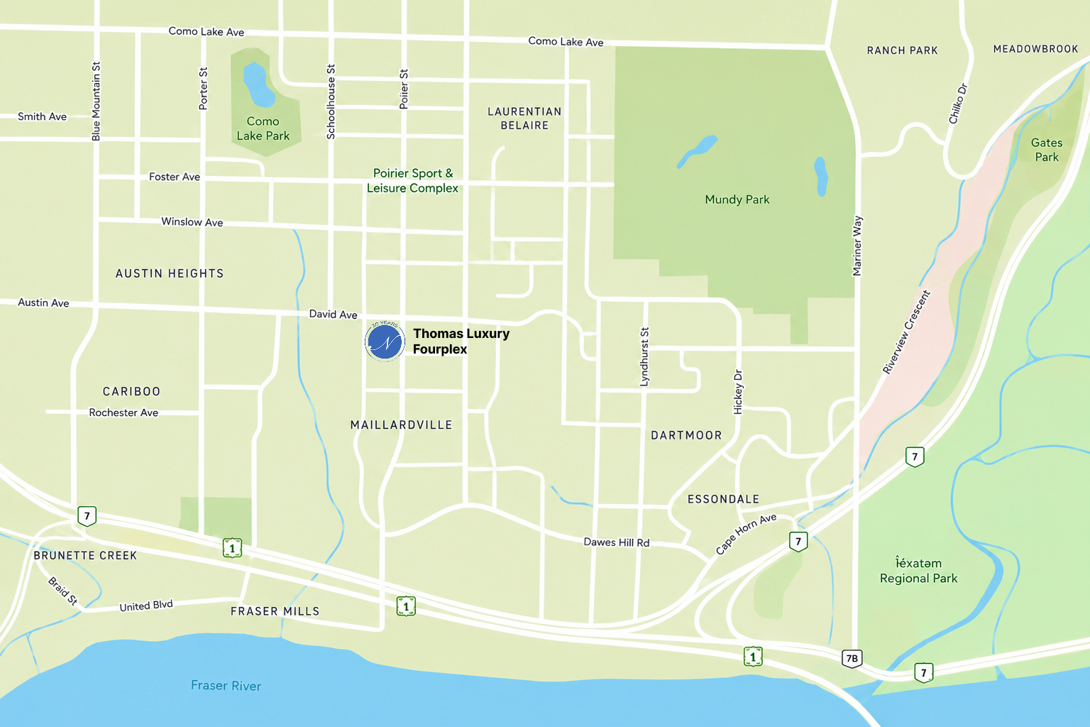 Exploring Coquitlam — click to view on Google Maps