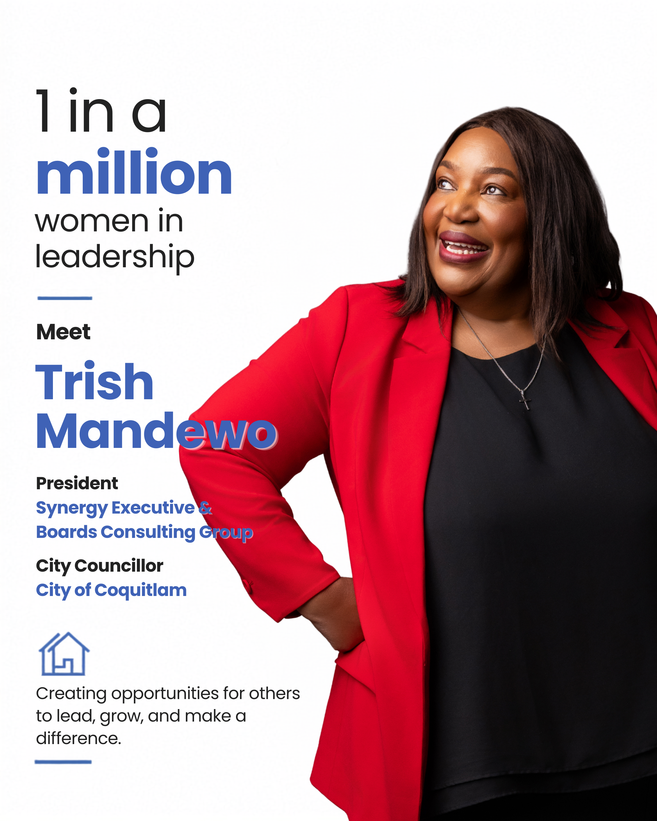 Trish Mandewo — President, Synergy Executive & Boards Consulting Group; City Councillor, City of Coquitlam