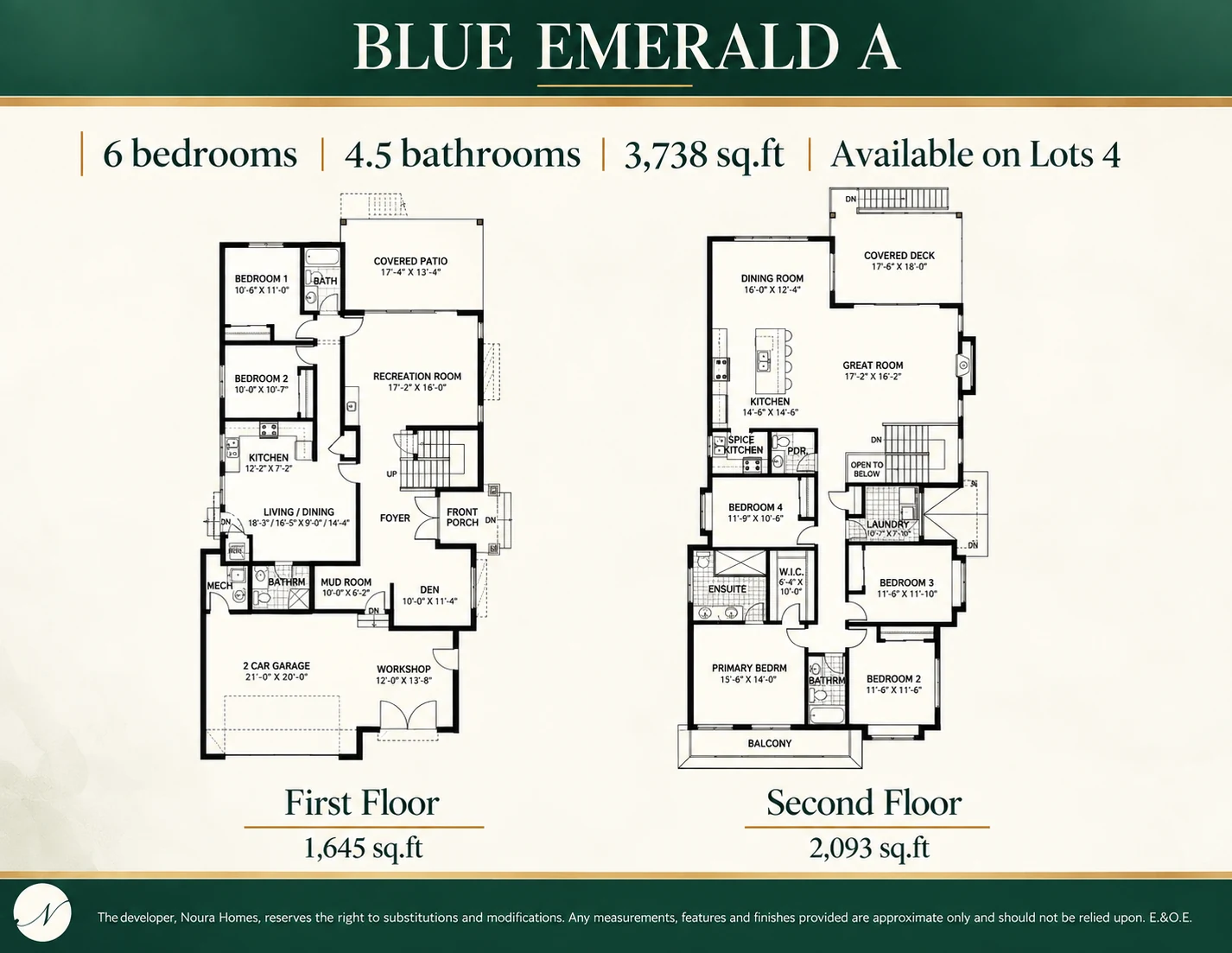 Emerald Ridge property plan 1 of 4
