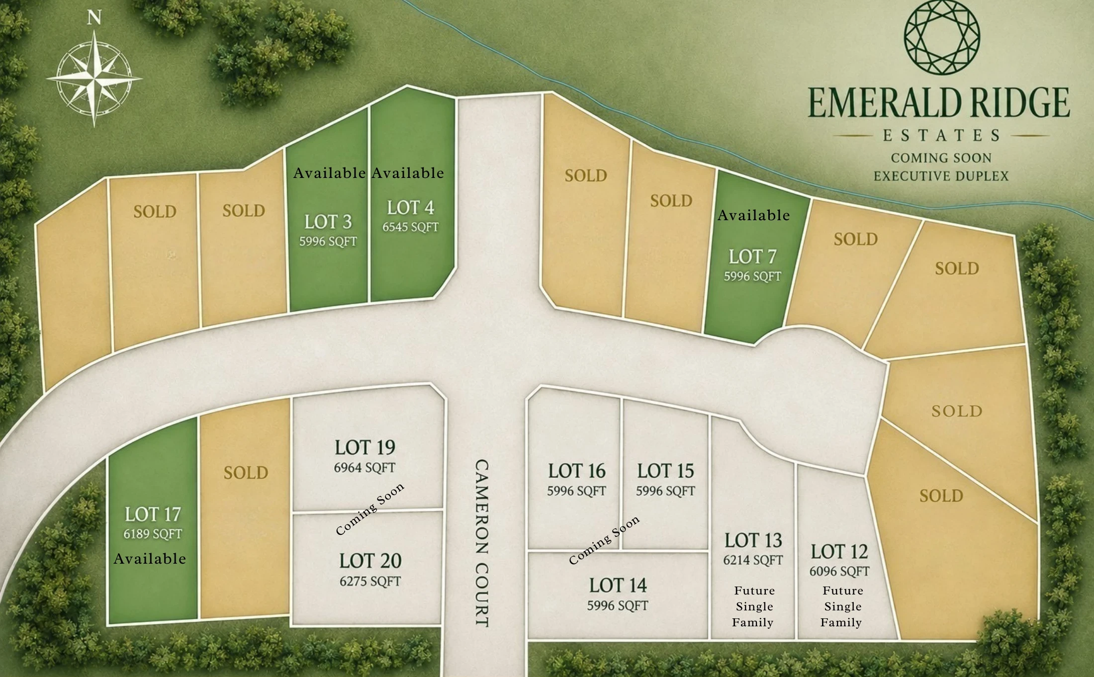 Emerald Ridge site plan