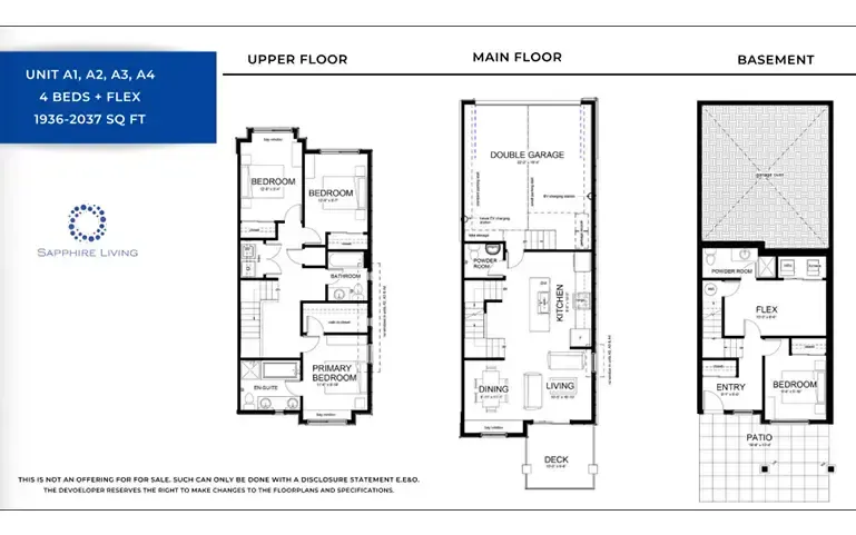Sapphire Living floor plan 1