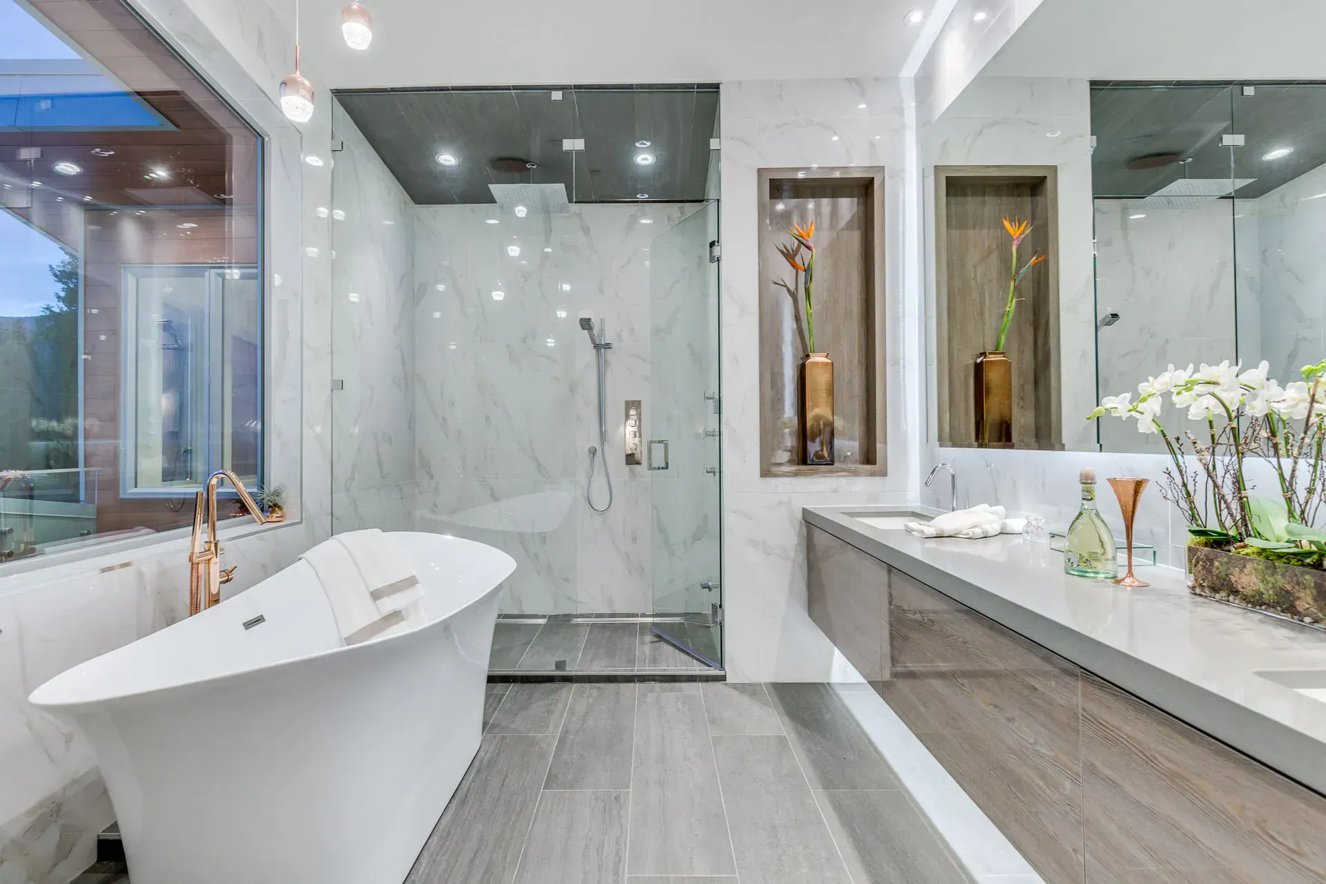 Luxury bathroom renovation